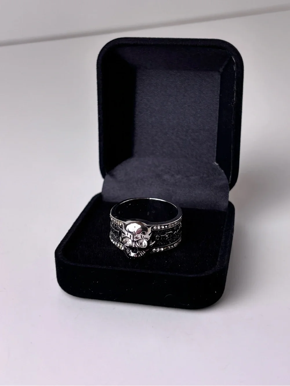 925 Sterling Silver Men's Skull Ring​ | Grunge Liberation Ring Size 11, 12, 13